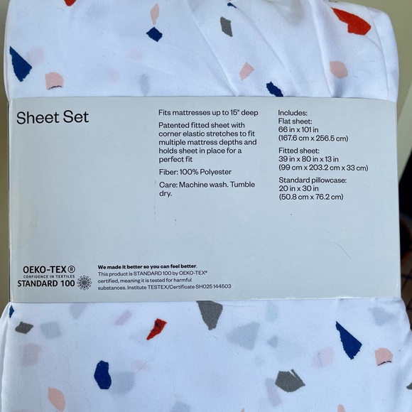 Target Room Essential terrazzo sheet XL Twin - Picture 2 of 2